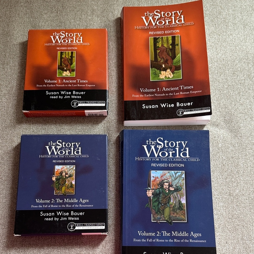 The Story of the World Volumes 1 & 2 - Susan Wise Bauer (Set)
